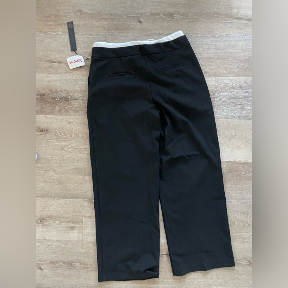 NWT🔖 House Of Harlow 1960 | Satin White Peep Waistband Trousers - Medium - Picture 6 of 7